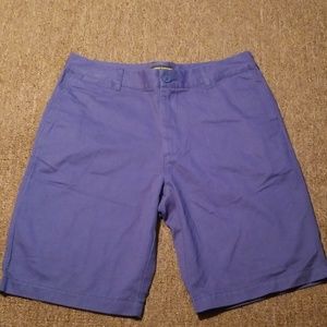 Brand New John Bartlett  flat front cotton shorts.